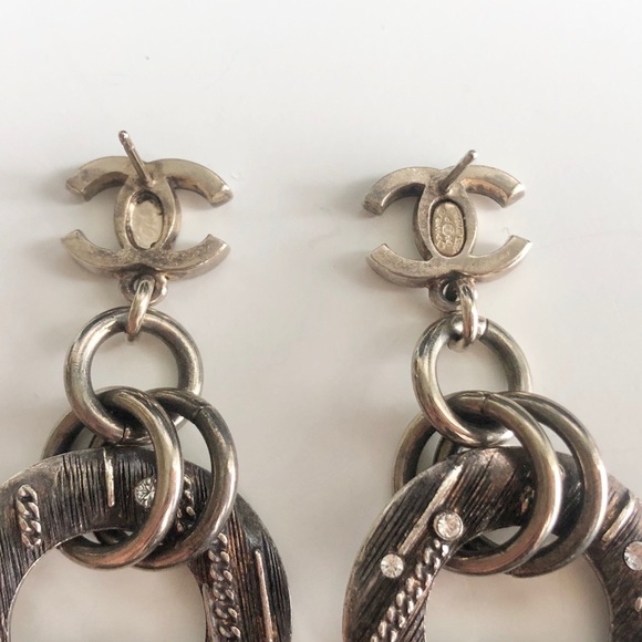 Rare !!! Chanel 06P dangling earrings - Picture 5 of 6